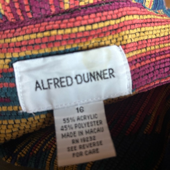 Alfred Dunner Southwest Rainbow Blazer/Shacket - Picture 3 of 4